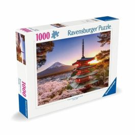 Ravensburger 12000582 Puzzle de 1000 piezas Flores de cerezo del monte Fuji, para Adultos y Niños +14 años, alta calidad