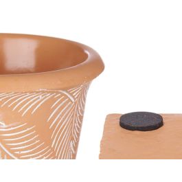 Copa Terracota Mediana Hojas 13X19,5 Ibergarden (8 Unidades) Copa Terracota Mediana Hojas 13X19,5 Ibergarden (8 Unidades)