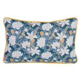 Cojín Azul Flores 60 x 10 x 40 cm Precio: 21.175000121. SKU: B187SYN7Y6