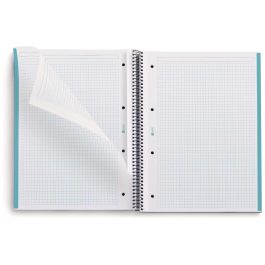 Miquelrius CUADERNO 100% RECICLADO NB-1 A4 80HOJAS ECOAZUL EMOTIONS 6092, Cuadriculado, Certificación Blue Angel y UE Ecolabel