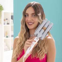 Rizador Moldeador Cerámico Triple Triler InnovaGoods Rizador Moldeador Cerámico Triple Triler InnovaGoods