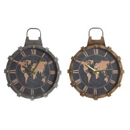 Reloj Pared Loft DKD Home Decor Dorado Plateado 8.5 x 54 x 42 cm (2 Unidades) Precio: 75.90814. SKU: S3037684