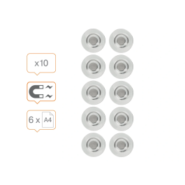 Pizarra magnética Nobo Plateado