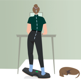 LEITZ 65870089 Balance Board Ergo Gris Oscuro