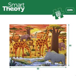 Puzzle Infantil Colorbaby Wild Animals 60 Piezas 60 x 44 cm (6 Unidades)