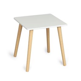 Moblekit Mesita Auxiliar Madera White 7.2 cm (Ancho) x 43 cm (Alto) x 40.9 cm (Largo) (2 Unidades)