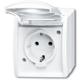 Busch-Jaeger 20EW-54 Enchufe con tapa abatible Ocean IP44 Blanco Precio: 24.4783. SKU: B12DV3V74R