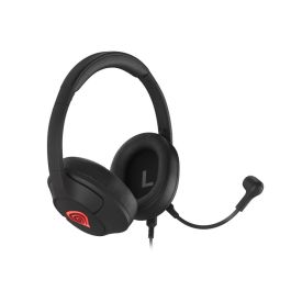 GENESIS Radon 800 Auriculares Gaming de Diadema Alámbricos USB 3.5mm Negro con Sonido 7.1, Micrófono Extraíble y Controles Integrados