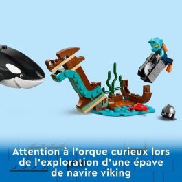 LEGO CITY 60368 The Arctic Exploration Ship, gran juguete de bote flotante, regalo para niños LEGO CITY 60368 The Arctic Exploration Ship, gran juguete de bote flotante, regalo para niños
