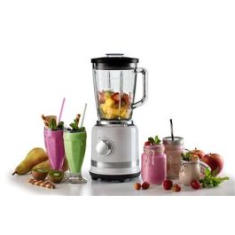 Ariete 585/01 Batidora de Vaso Moderna Blanca con Vaso de Vidrio