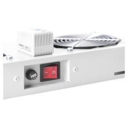 Digitus Unidad de Ventilación de Techo para Armario de Pared, 2 Ventiladores, Gris