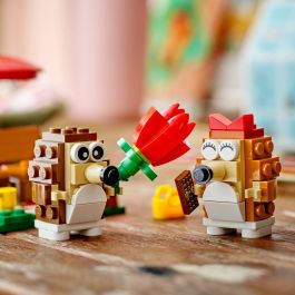 LEGO 40711 Set de Construcción Pícnic de Erizos con 2 Figuras de Animales y Accesorios para Niños +8 Años