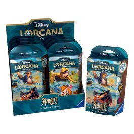 Ravensburger Juego Cartas Disney Lorcana TCG Azurite - Mazo de Inicio con 60 Cartas, Foil, Contadores y Reglas