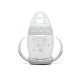 KioKids Taza de Aprendizaje Step 1 Gris +6 Meses 270 mL