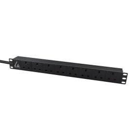 Lanview Regleta de Alimentación para Rack 19" 8 Enchufes UK 3m 13A