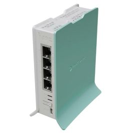 MikroTik L41G-2axD Router Wi-Fi 6 (802.11ax) Banda Única (2.4 GHz) Ethernet Gigabit de Sobremesa Verde/Blanco