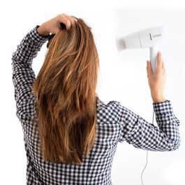 DCook Secador de Viaje Gallery 1400W Rosa con Concentrador y Asa Plegable