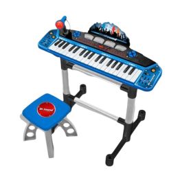 Organo con microfono de pie y banqueta dr sound 37 teclas con efectos de sonido,melodías y ritmos. 65x37x44 cm Precio: 64.49999985. SKU: B1AWCAB7AW