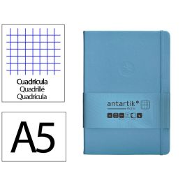 Cuaderno Con Gomilla Antartik Notes Tapa Dura A5 Hojas Cuadricula Azul Claro 100 Hojas 80 gr Fsc Precio: 5.79000004. SKU: B15E57AV47