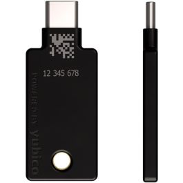 Yubico YubiKey 5C NFC - Llave de seguridad USB-C para Android, Windows 10, iOS - Soporte FIDO U2F/FIDO2