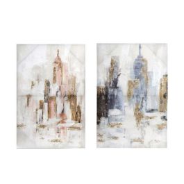 Cuadro Loft DKD Home Decor Multicolor 3 x 90 x 60 cm (2 Unidades) Precio: 42.50000007. SKU: B1BZSNPLJK