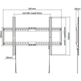 Stell SHO 5210 Soporte de TV Fijo SLIM de Acero