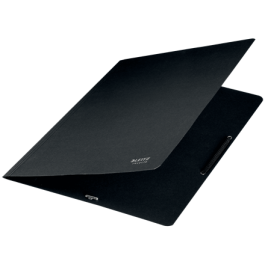 Leitz 39080095 Carpeta de Cartón con Gomas A4 Reciclado Negro 100% Portafirmas Capacidad 250 Hojas Cierre Elástico
