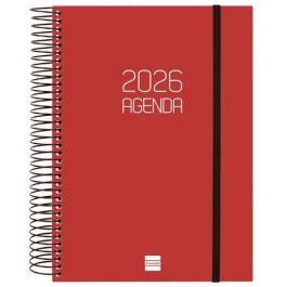 Finocam E10-155x212 mm Agenda Espiral Opaque 1 Día por Página Burdeos 2026 DIN A5 con Goma Elástica y Tapas de Polipropileno Precio: 11.58999952. SKU: B1H3D2DQJ7