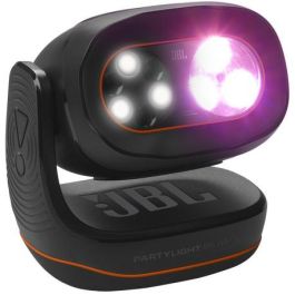 JBL PartyLight Beam - Proyector de Efectos de Luz LED RGB Bluetooth Negro con Micrófono Incorporado