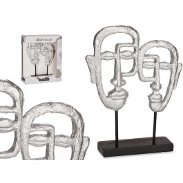 Cara Doble con Base Plata Giftdecor 27x32.5x10.5 cm - Poliresina (4 Unidades) Precio: 54.88999956. SKU: S3611826