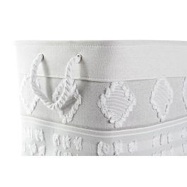 Cesta Boho DKD Home Decor Gris Blanco 35 x 40 x 45 cm Set de 2 Cesta Boho DKD Home Decor Gris Blanco 35 x 40 x 45 cm Set de 2