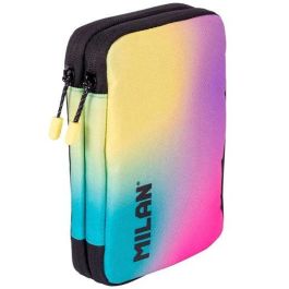 Milan Estuche Escolar Doble Piso Colección Sunset Negro Con Contenido: Lápices, Rotuladores, Bolígrafo, Gomas, Sacapuntas y Regla Precio: 18.1137. SKU: B1D98NRX8R