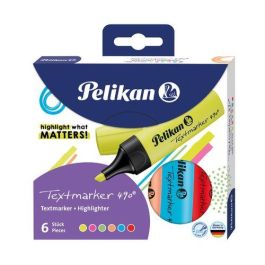 Marcador Fluor Pelikan Textmarker 490 Surtido Colores Vivos Caja De 6 (814065) Precio: 6.50000021. SKU: B1DB5S4F53