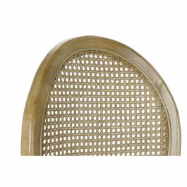 Silla de Comedor DKD Home Decor Marrón claro Ratán Madera de olmo 45 x 42 x 92 cm