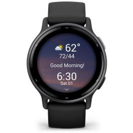 Garmin AAAAH39016 Reloj GPS Vivoactive 5, Smartwatch con WiFi, Pantalla 30.4mm (1.2"), Gris con Correa Negra