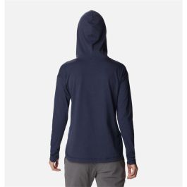 Sudadera sin Capucha Mujer Columbia Sun Trek™ Eu Hooded Azul marino