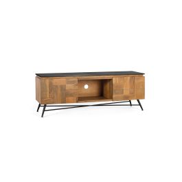 GINER Y COLOMER Mueble TV Madera de Mango Acabado Natural 150 cm