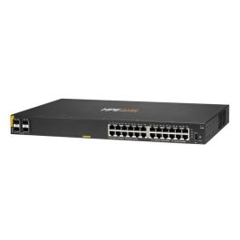 HPE Aruba Networking CX 6100 24G Class4 PoE 4SFP+ 370W Switch Gestionado L3 Gigabit Ethernet Montaje Rack 1U