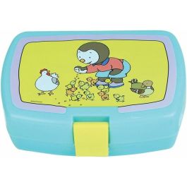 Fun House FUN3524550064833 Vajilla T'CHOUPI con 2 Platos Hondos Ø 16 cm, Caja de Aperitivos, Botella con Pajita y Peluche de 18 cm