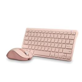 Teclado y Ratón NGS FANTASYKITPINK Qwerty Español Rosa Teclado y Ratón NGS FANTASYKITPINK Qwerty Español Rosa