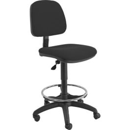 Unisit Taburete Esos E4S Giratorio Regulable C-Respaldo Reposapiés Tapizado Negro Precio: 140.49999942. SKU: S8419376