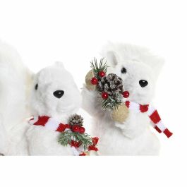 Figura Navidad Alpina DKD Home Decor Blanco Rojo 12 x 23 x 23 cm (3 Unidades) Figura Navidad Alpina DKD Home Decor Blanco Rojo 12 x 23 x 23 cm (3 Unidades)