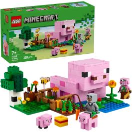 LEGO 21268 Minecraft Casa del Cochinillo - Juego de Construcción para Niñas a partir de 7 Años