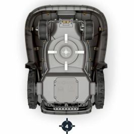 Stiga STI1727828585408 Robot Cortacésped Autónomo A500 para Superficies hasta 500m², con Tecnología GPS y Pendientes del 45%