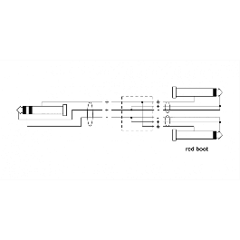 Cable Y Jack Estéreo Macho / 2 Jacks Mono Macho 3 M Cable Y Jack Estéreo Macho / 2 Jacks Mono Macho 3 M