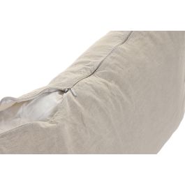 DKD Home Decor Cojín Decorativo Boho Beige 40x70 cm | Pack de 2 Poliéster Lavado a la Piedra, 650g/m², con Cremallera