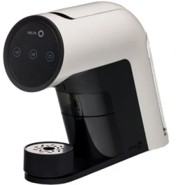 Delta Cafetera de Cápsulas IconiQ Blanco, Pantalla Táctil, 19 Bar, 1200 W, 10 Cápsulas Usadas