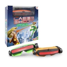 Bizak 64170002 Lasershoot Batalla Visión Láser, set 2 jugadores con máscara y 8m alcance