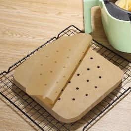 Algon Set 40 Papeles Perforados Cuadrados para Airfryer de 23 cm (24 Unidades)