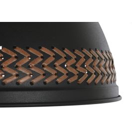 DKD Home Decor Lámpara Techo Moderno Negro Crema Metal Metal Plafón E27 50W 220V 39 x 22 x 39 cm (2 Unidades)